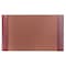 Dacasso Mocha Leather 34" x 20" Side-Rail Desk Pad PR-3001 - alternate 1